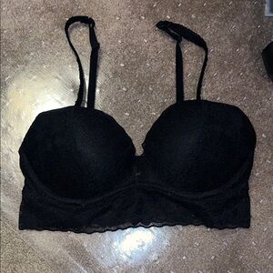 Black Lace Bralette Size Small
